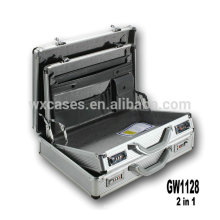 new design 2 in 1 aluminum briefcase from China factory high quality